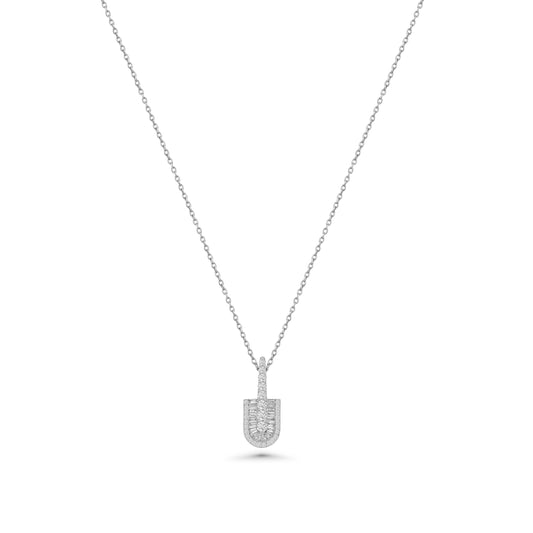 U Solo Baguette Midi Necklace
