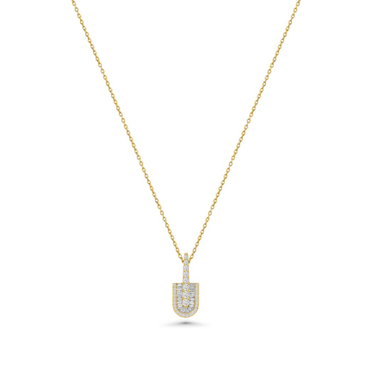 U Solo Baguette Midi Necklace