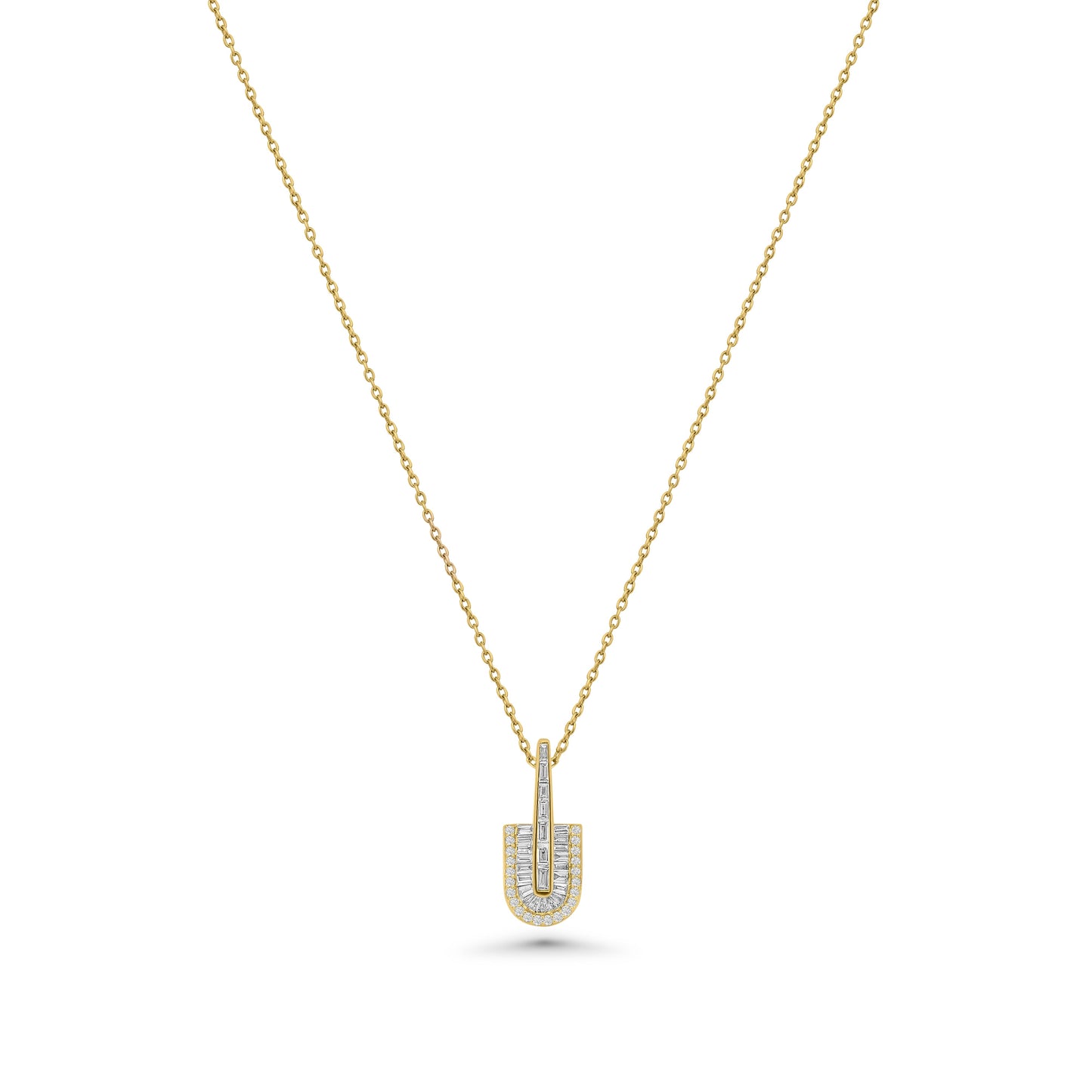 U Solo Baguette Midi Necklace