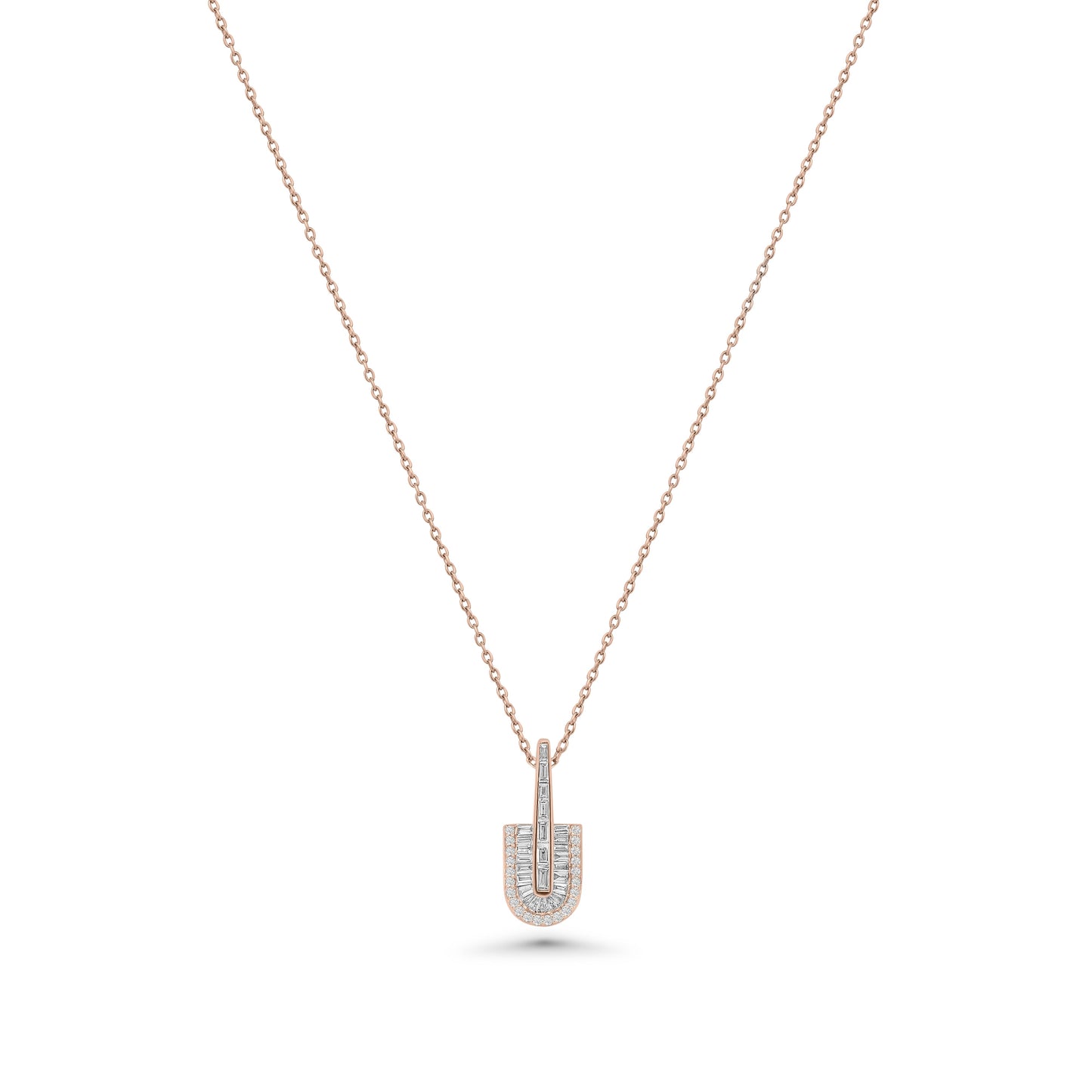 U Solo Baguette Midi Necklace