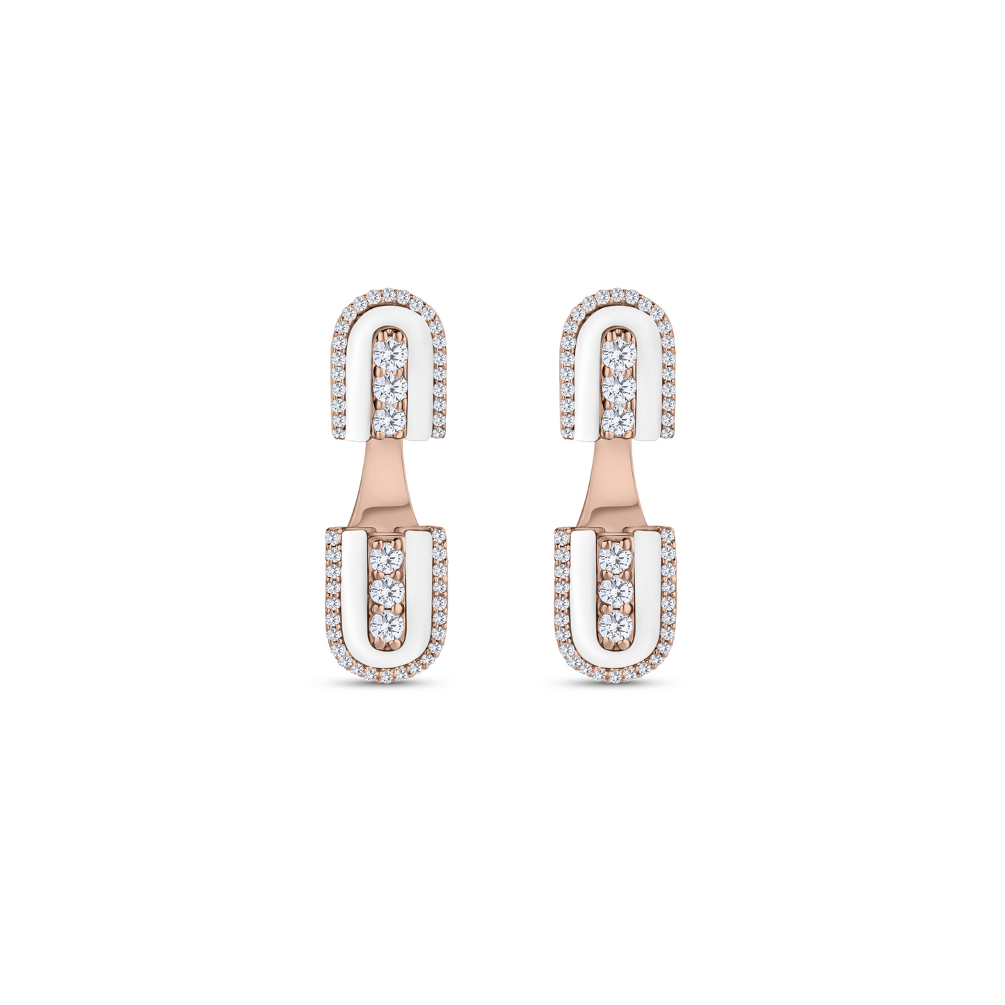 U Floating Studs Earrings
