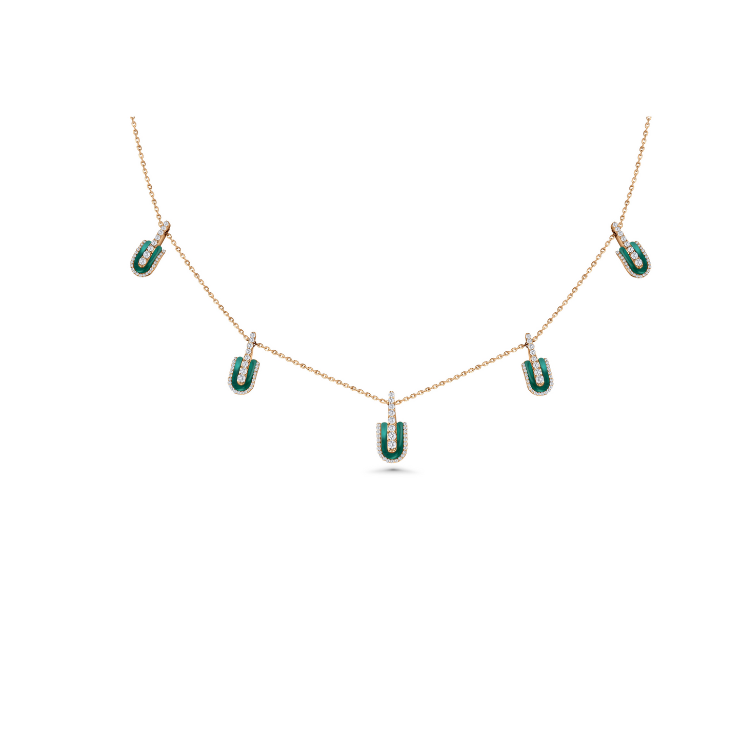U Stacked Necklace