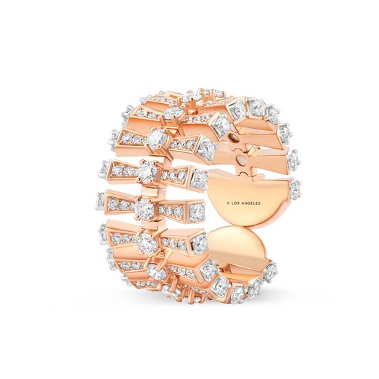 The Sunset Pavé Ring