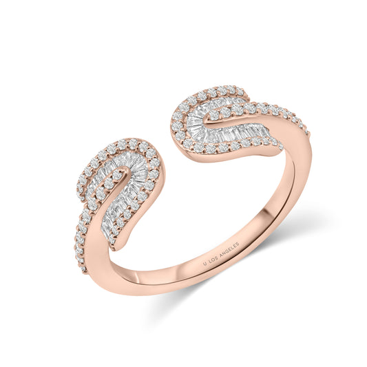 U Duo Baguette Ring