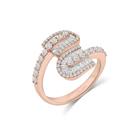 U Duo Baguette Maxi Ring