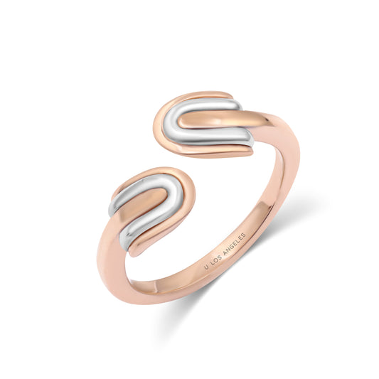 U Duo Twisted Ring
