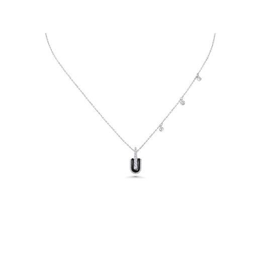 U Solo Necklace With Charms