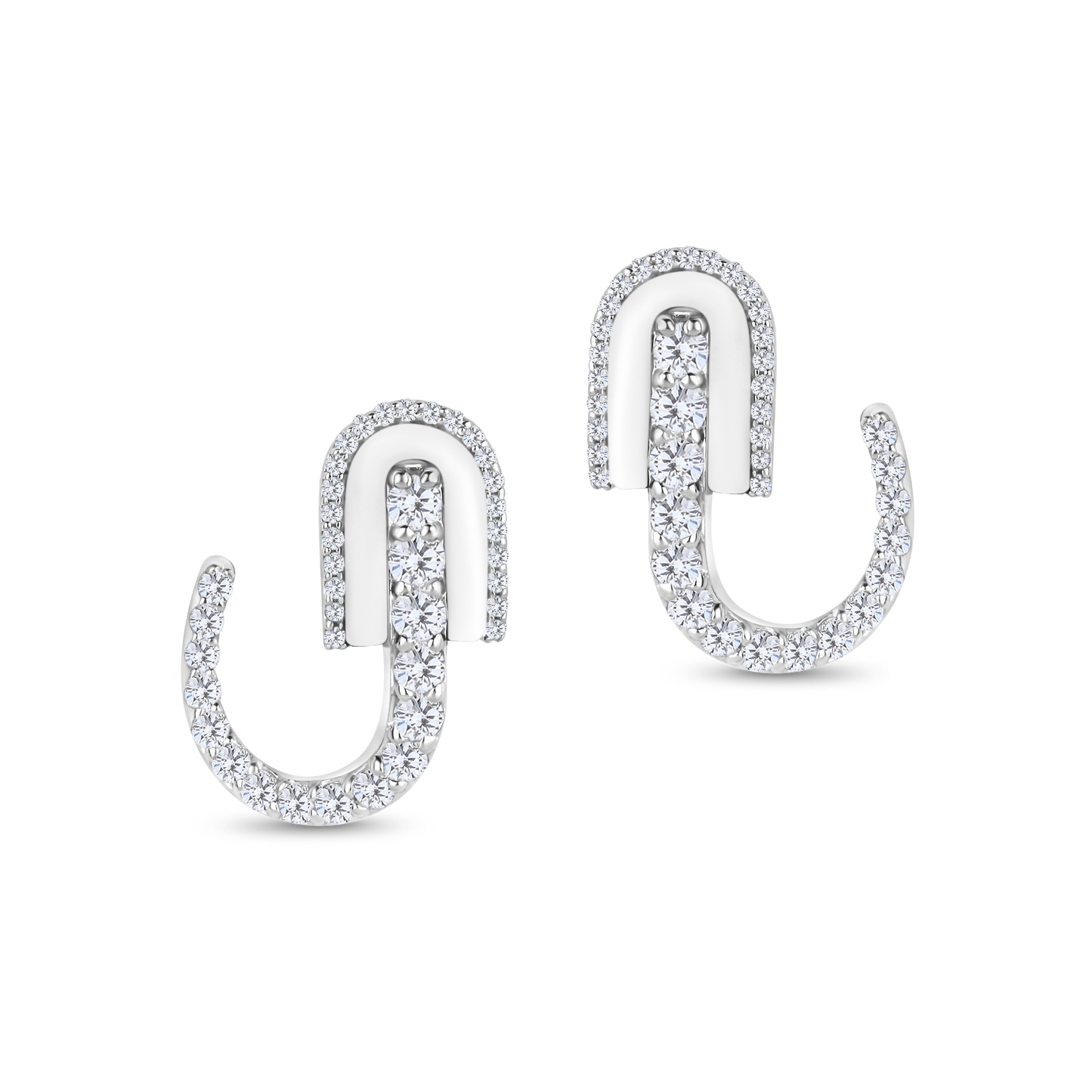 U Huggie Earrings