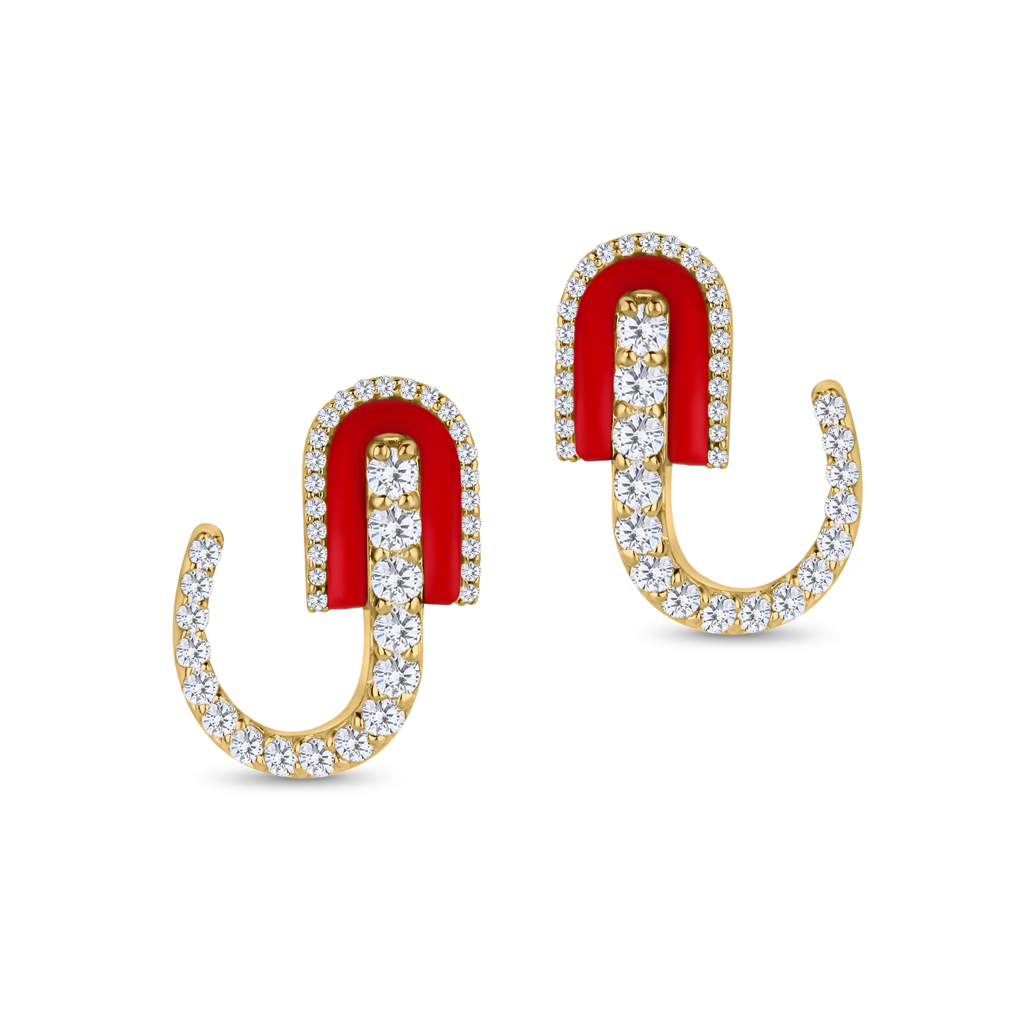 U Huggie Earrings