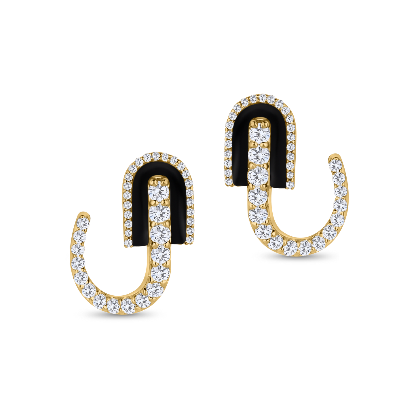 U Huggie Earrings