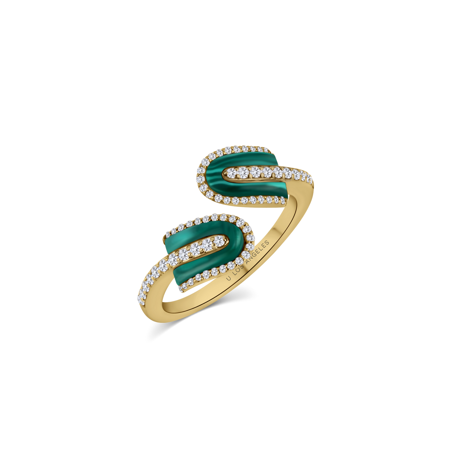 U Duo Twisted Ring