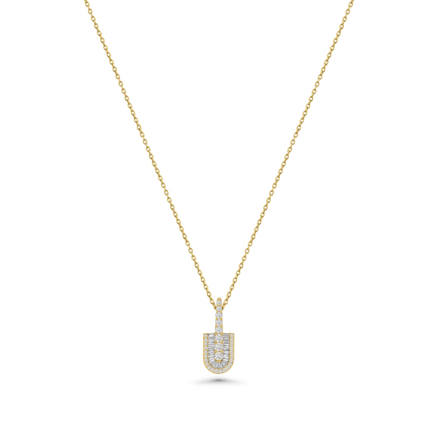 U Solo Baguette Midi Necklace