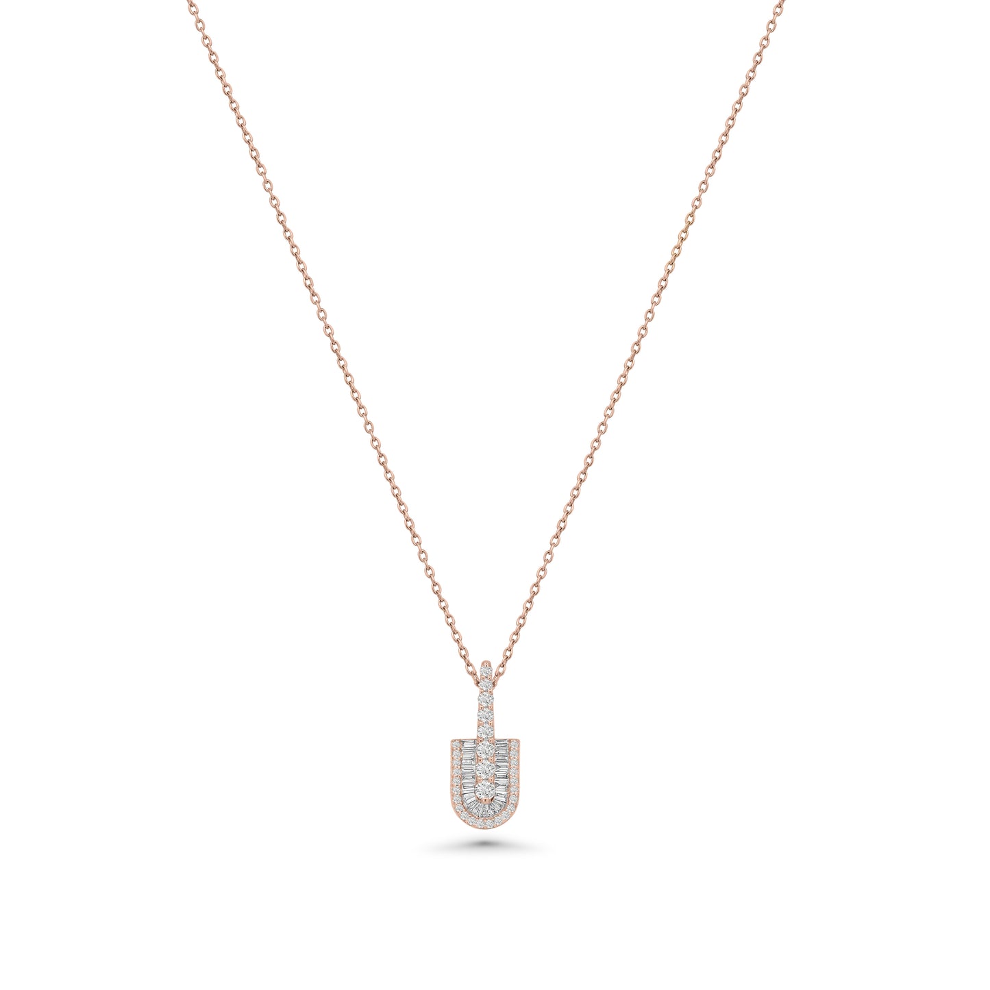 U Solo Baguette Midi Necklace