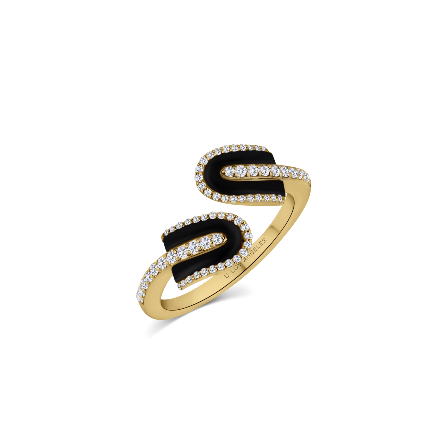 U Duo Twisted Ring