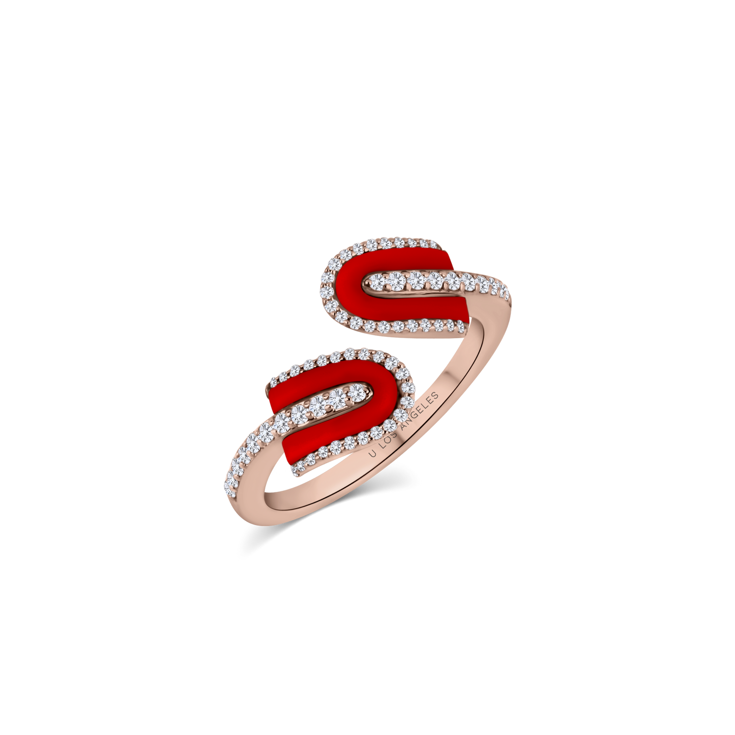 U Duo Twisted Ring