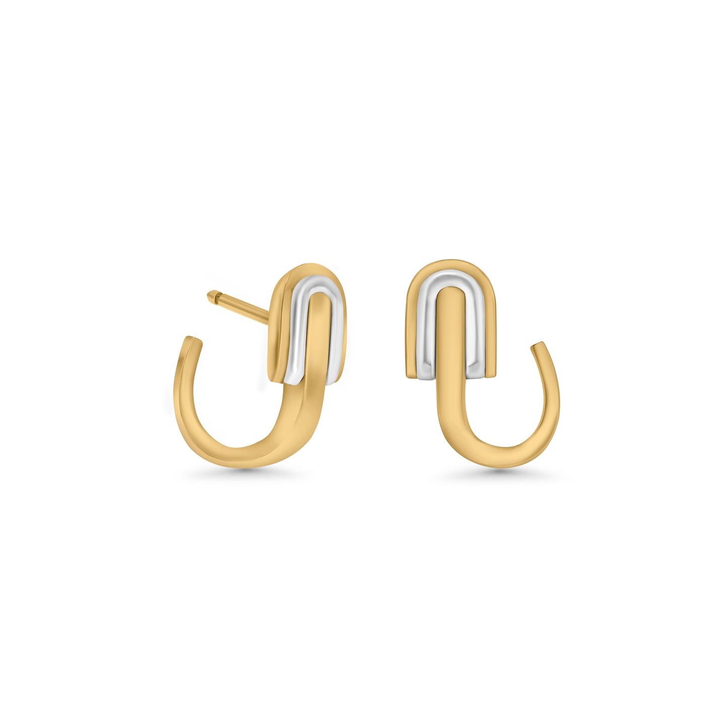 U Huggie Earrings