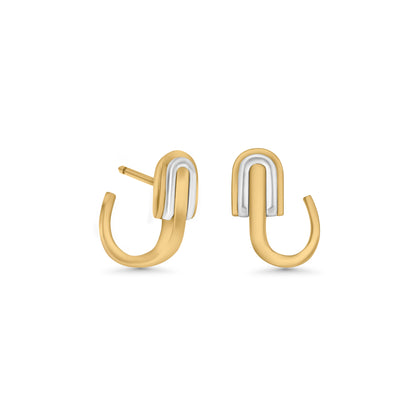 U Huggie Earrings