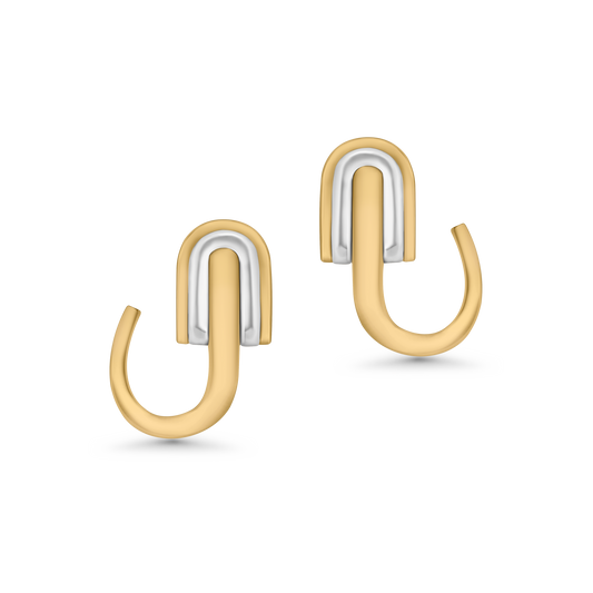 U Huggie Earrings