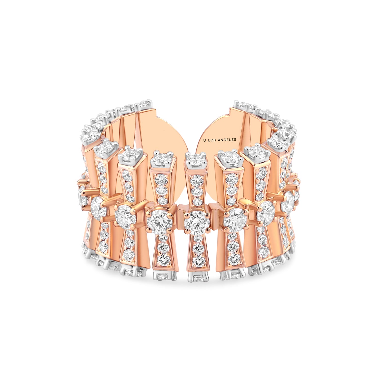 The Sunset Pavé Ring
