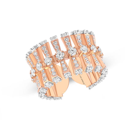 The Sunset Pavé Ring