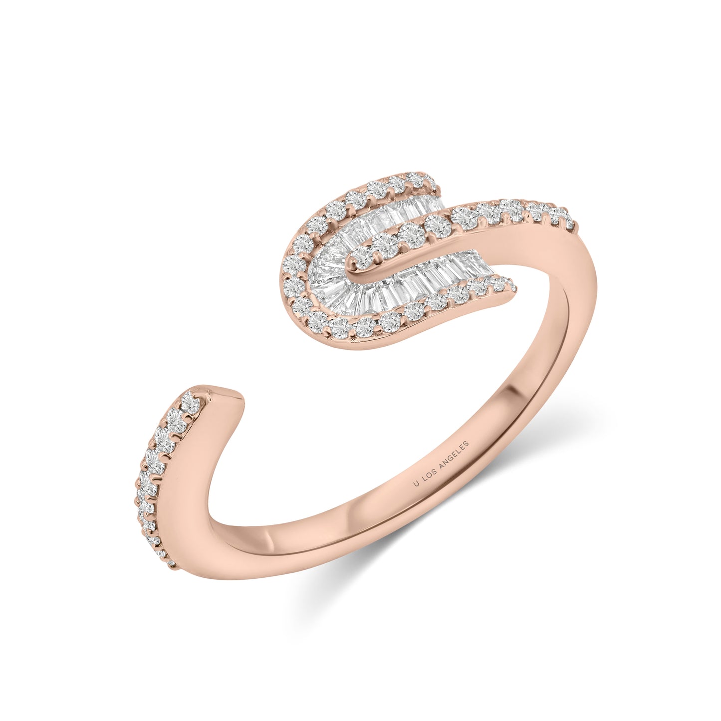 U Solo Baguette Ring
