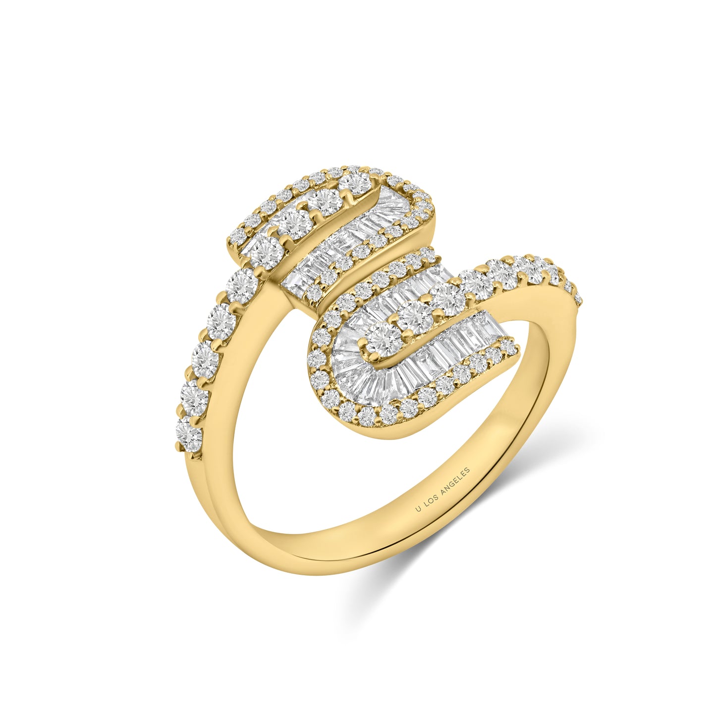 U Duo Baguette Maxi Ring