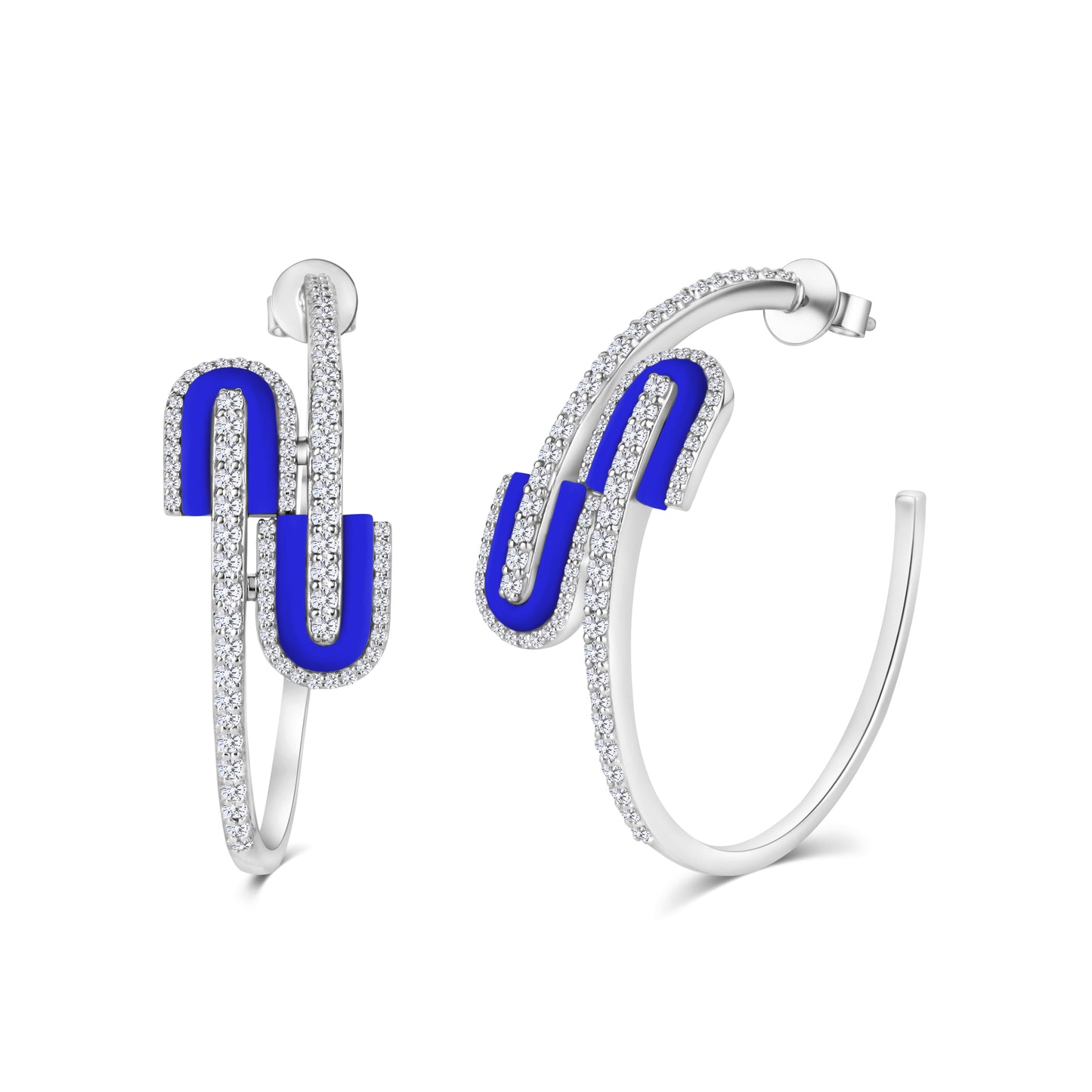 U Hoops Midi Earrings