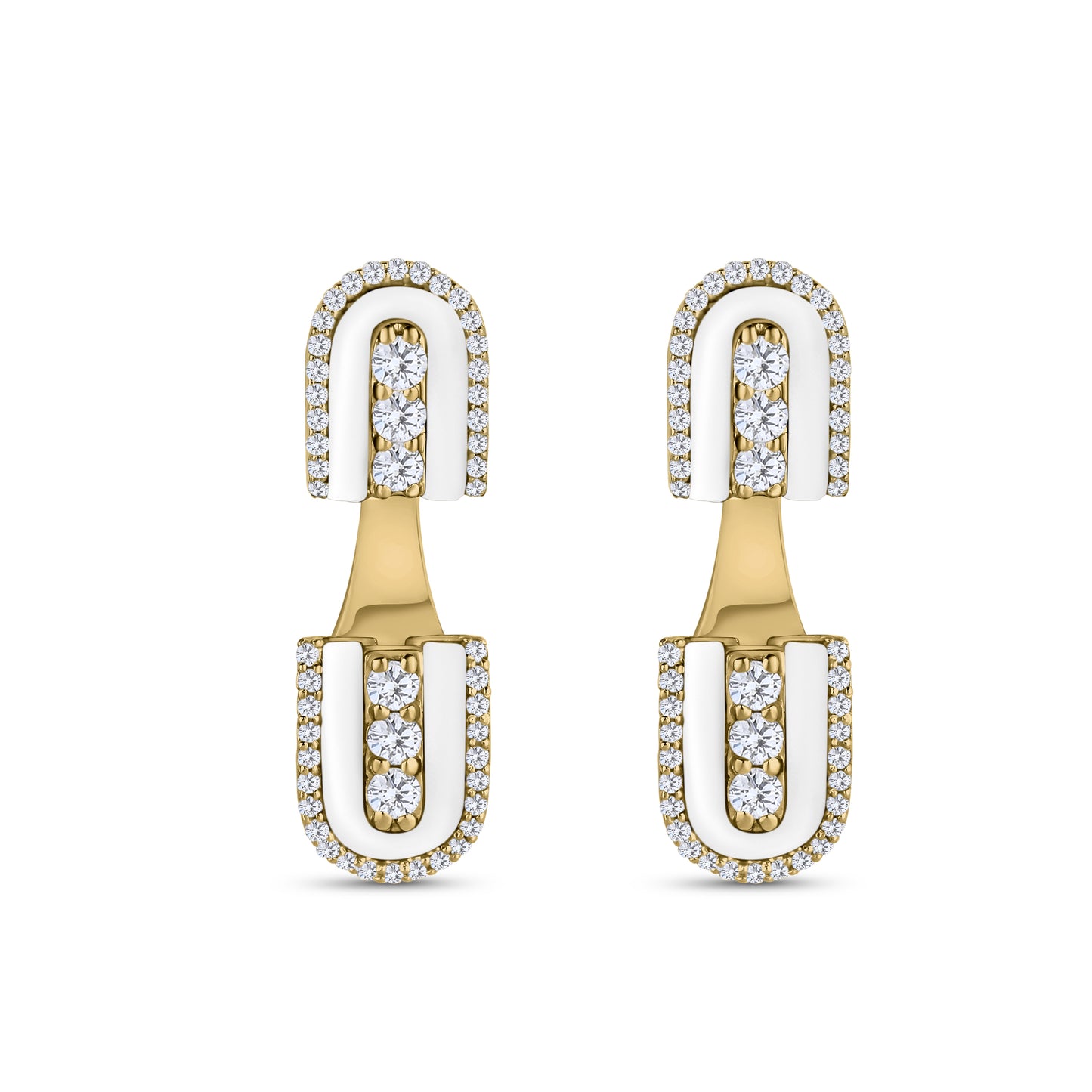 U Floating Studs Earrings