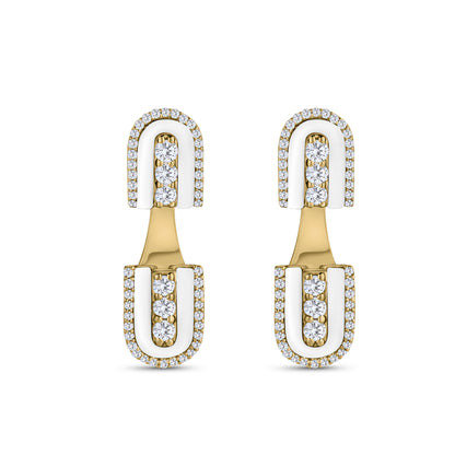 U Floating Studs Earrings