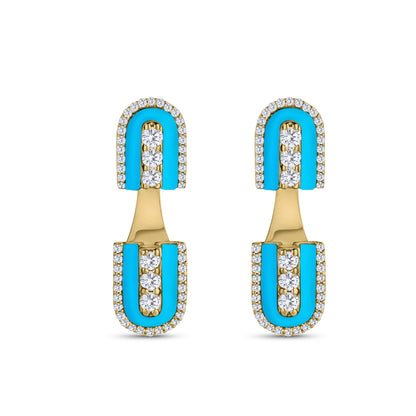 U Floating Studs Earrings