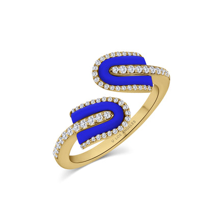 U Duo Twisted Ring