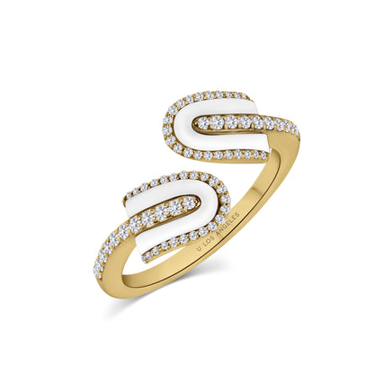 U Duo Twisted Ring
