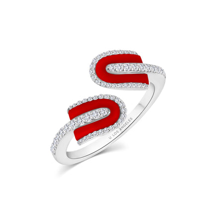 U Duo Twisted Ring