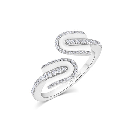 U Duo Twisted Ring