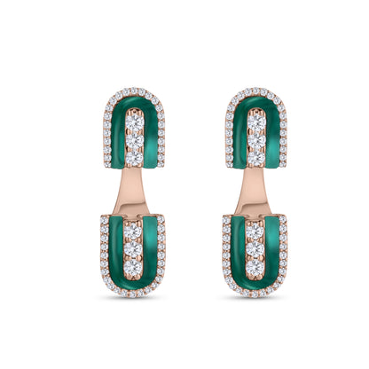 U Floating Studs Earrings