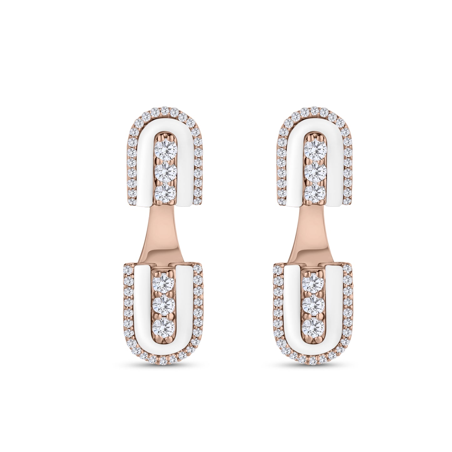 U Floating Studs Earrings