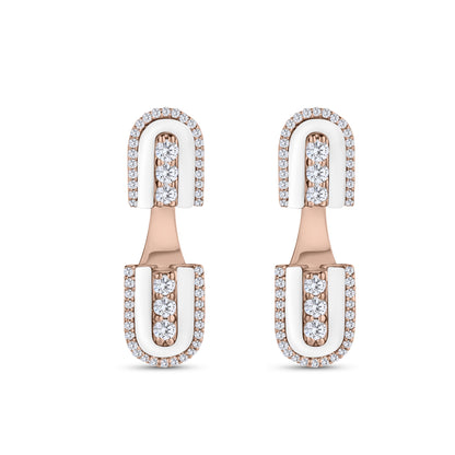 U Floating Studs Earrings