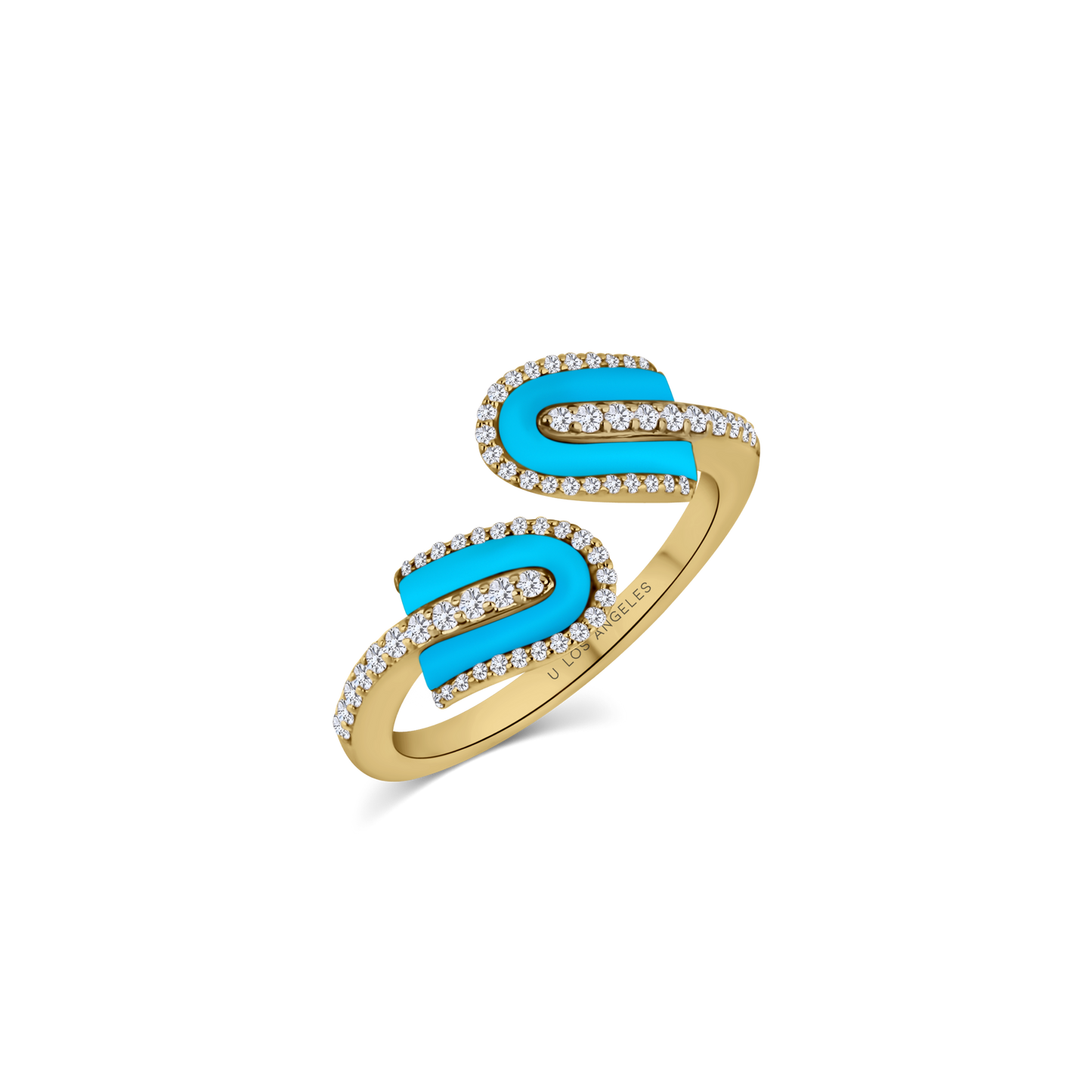 U Duo Twisted Ring