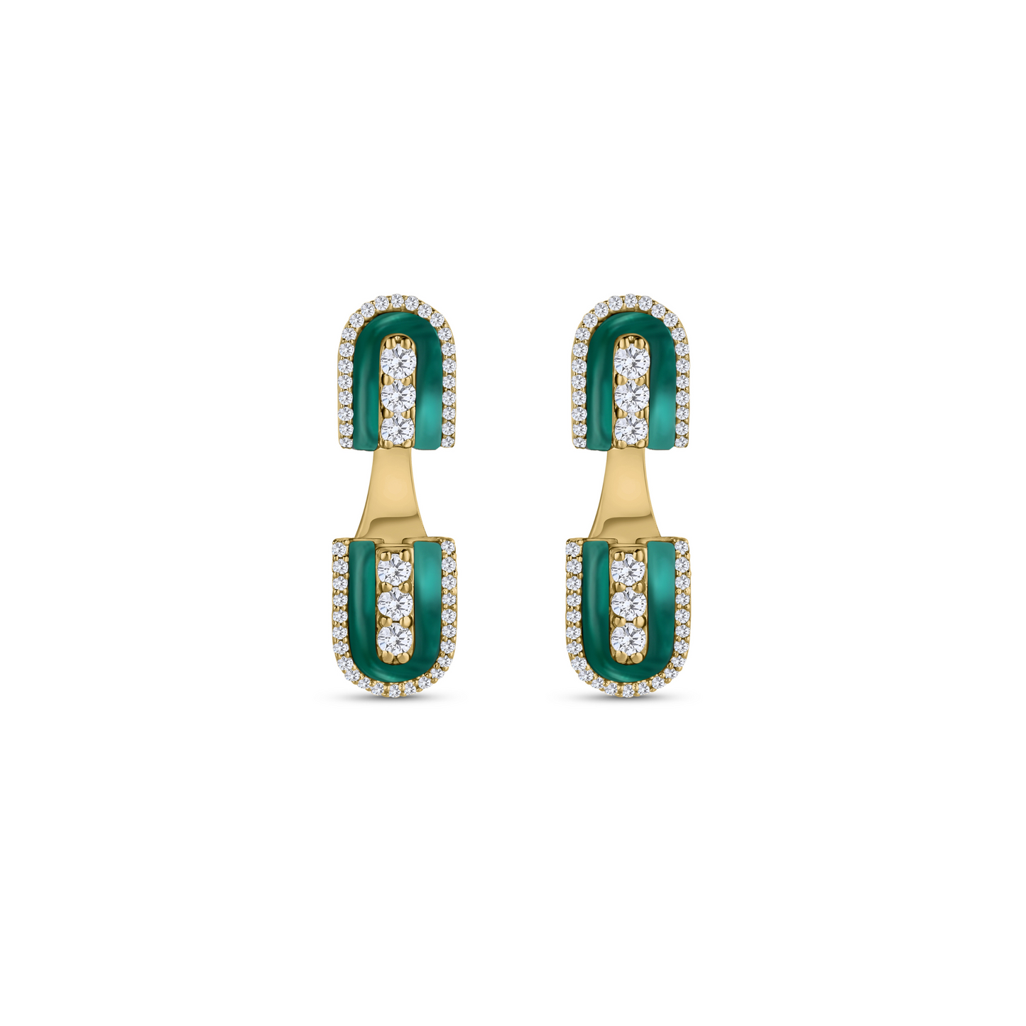 U Floating Studs Earrings