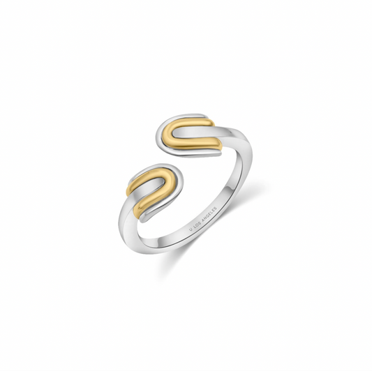 U Duo Twisted Ring