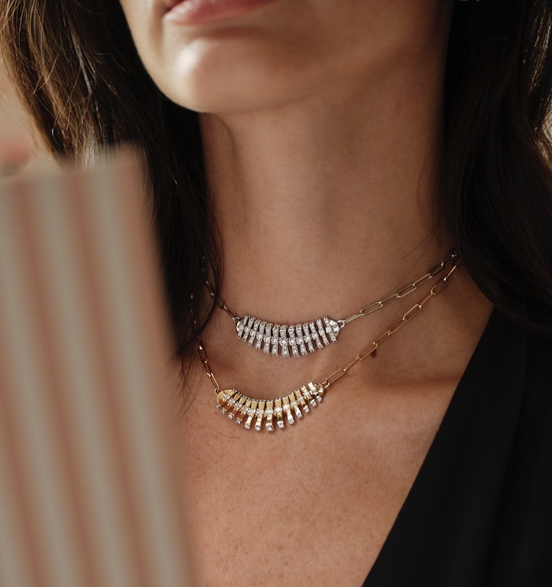 The Sunset Pavé Chain Necklace