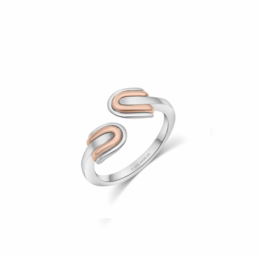 U Duo Twisted Ring