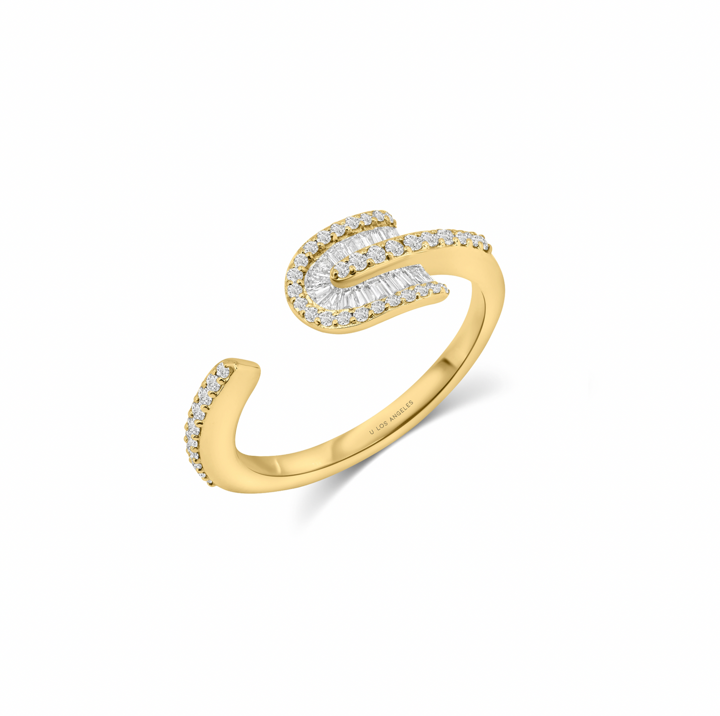 U Solo Baguette Ring