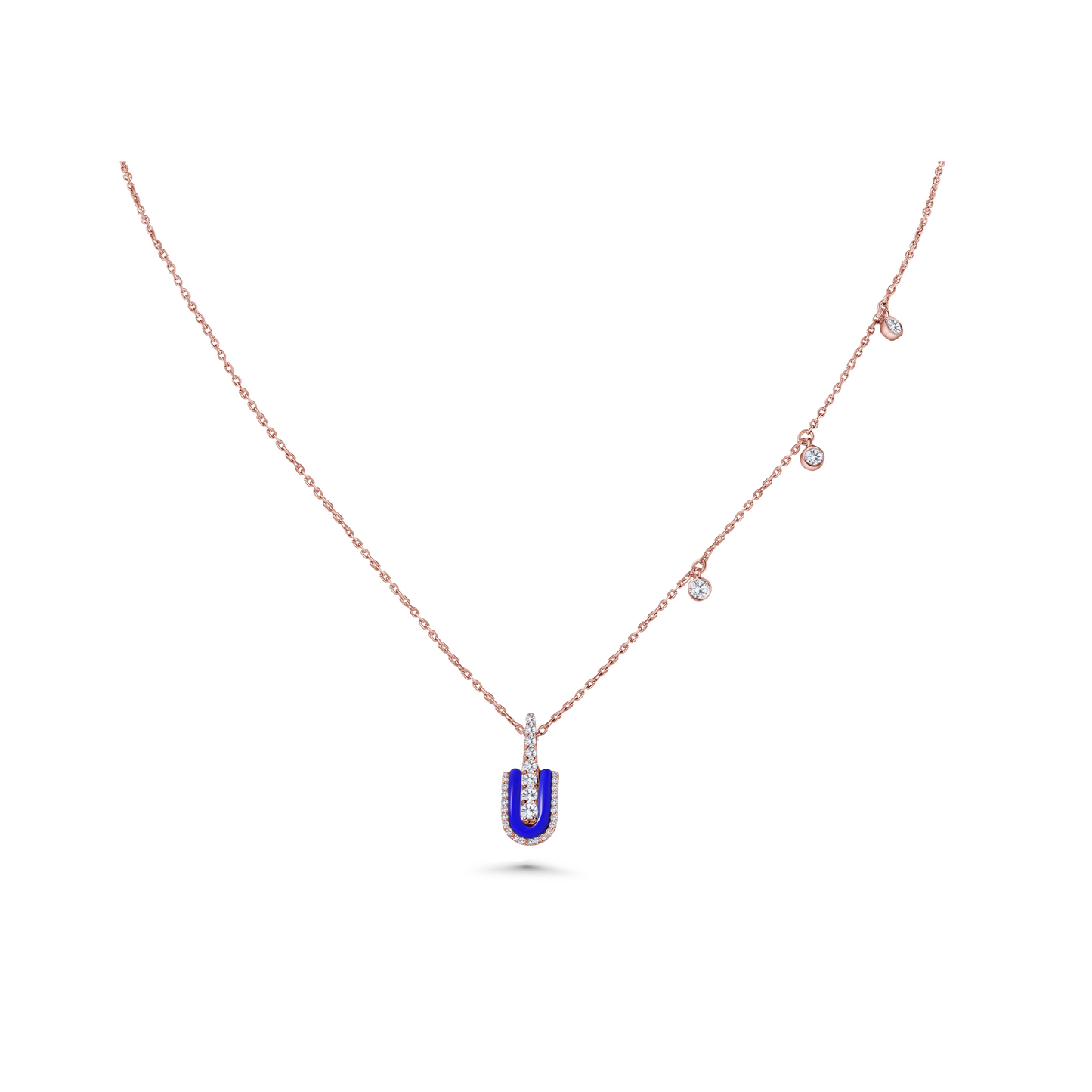 U Solo Necklace With Charms