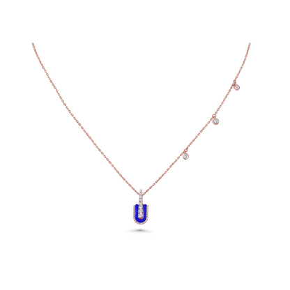 U Solo Necklace With Charms