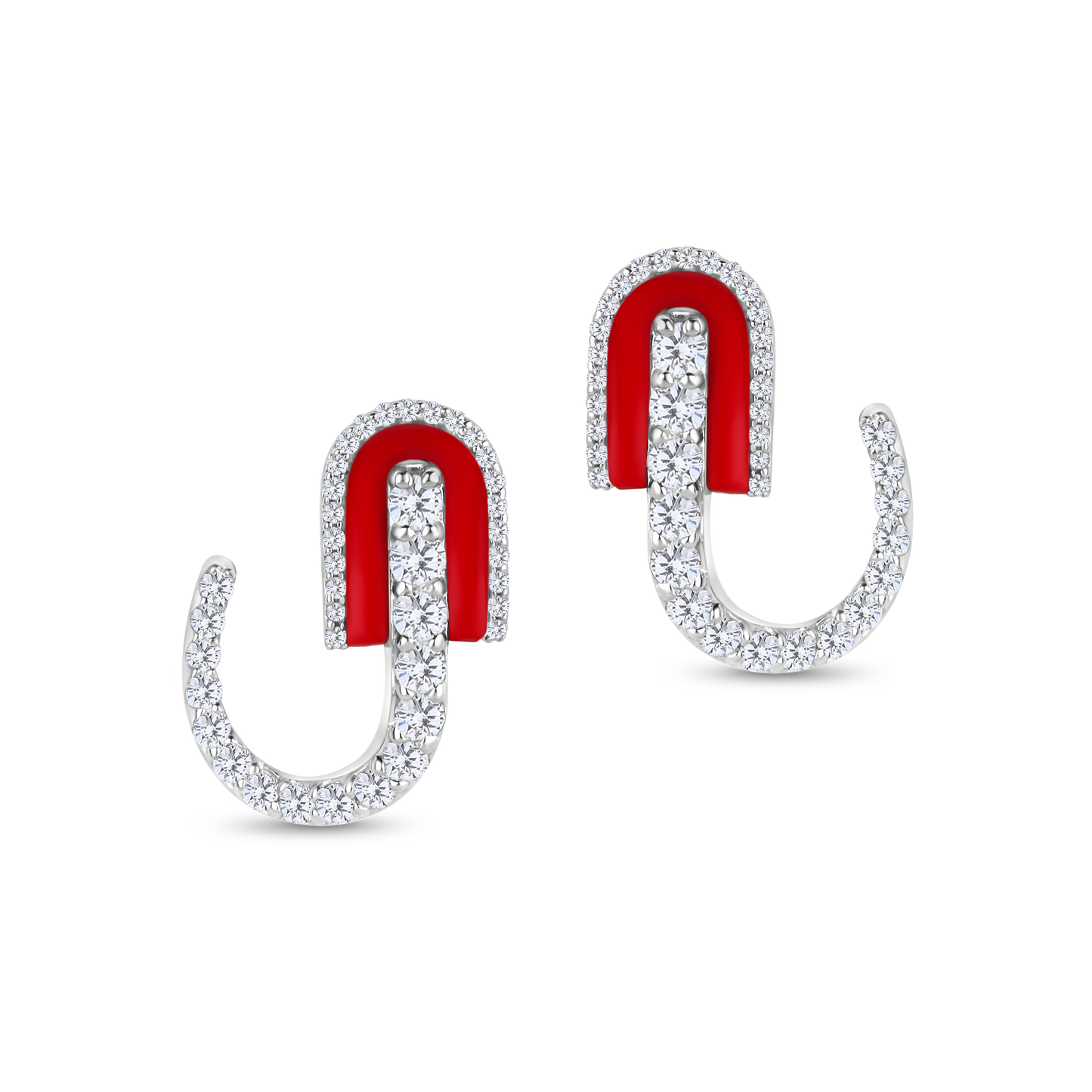 U Huggie Earrings