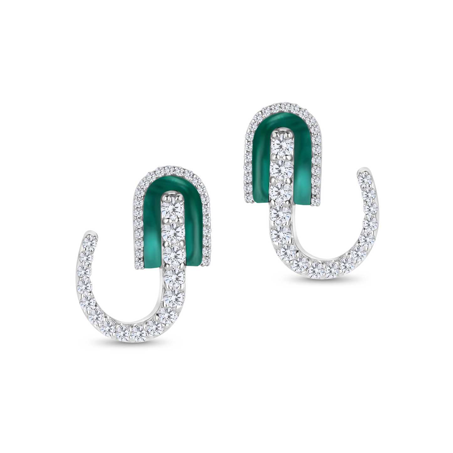 U Huggie Earrings
