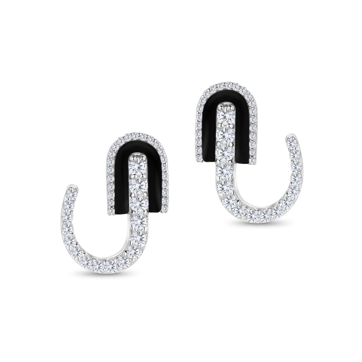 U Huggie Earrings