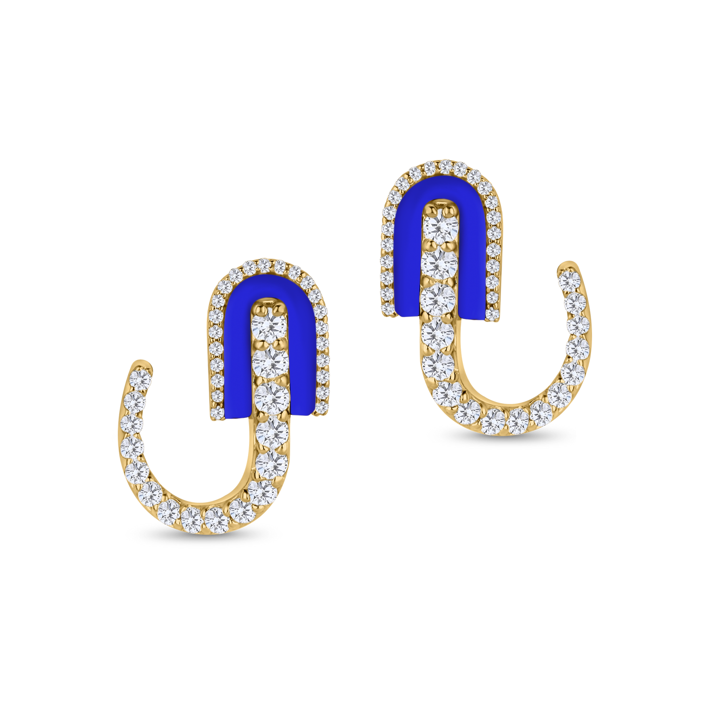 U Huggie Earrings