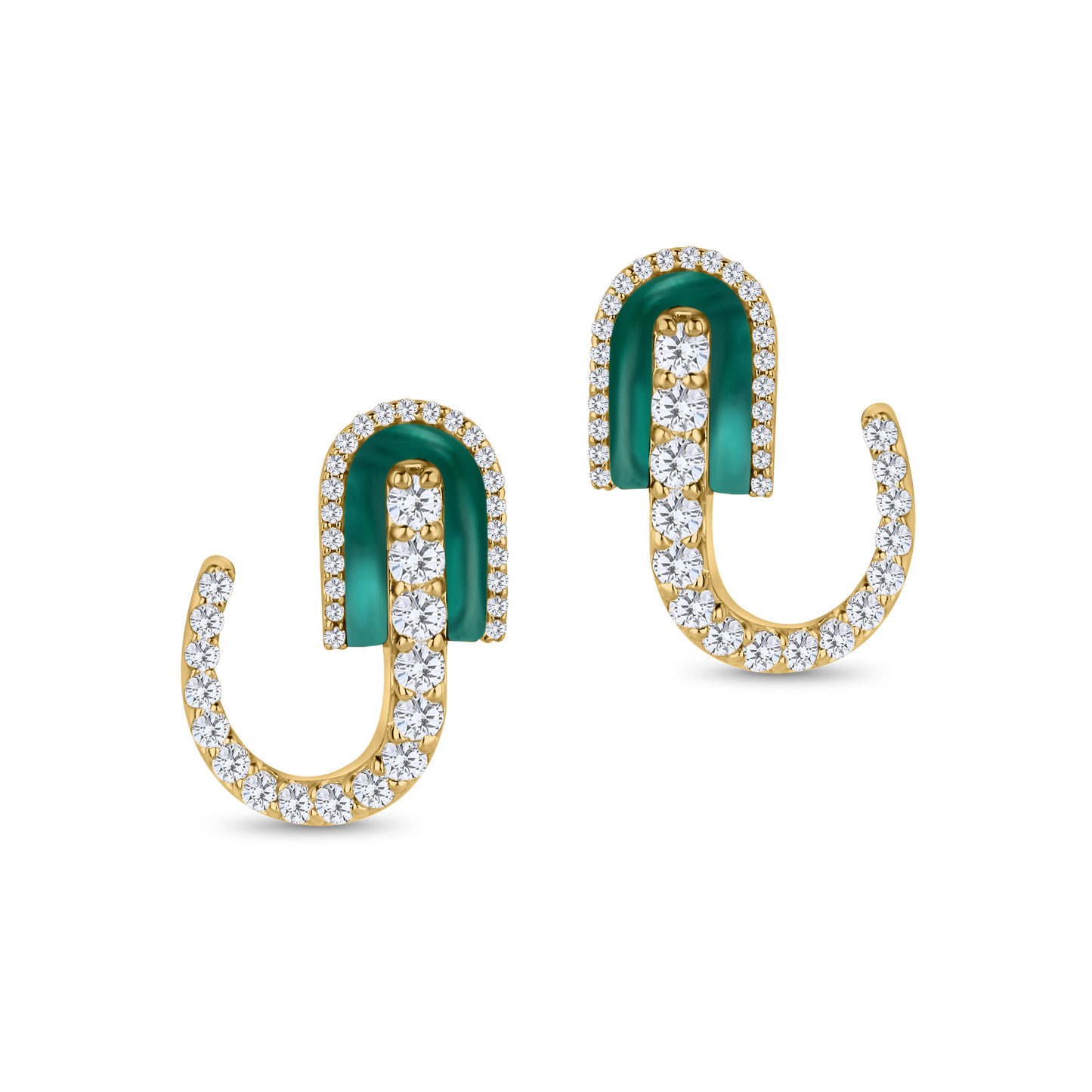 U Huggie Earrings